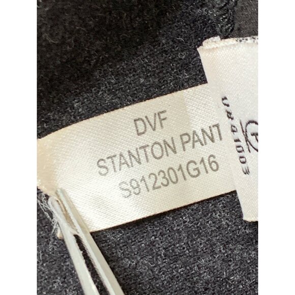 Diane Von Furstenberg DVF Stanton Womens Wide Leg Pleated Dress Pants Sz 6 8746 - Picture 4 of 9